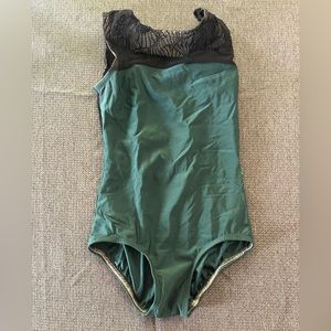Green Retired Style Luckyleo Leotard Size Medium